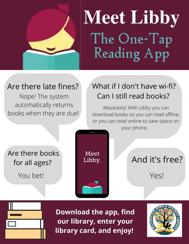 Libby App for audio and ebooks Millington Arbela District Library