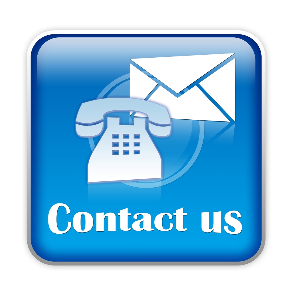An icon depicting a phone handset and an envelope, representing contact information through phone and email