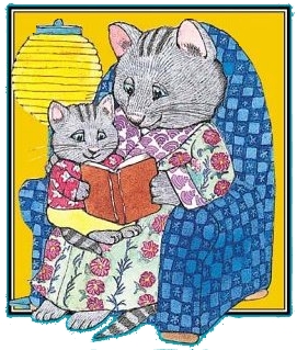Picture of cats reading
