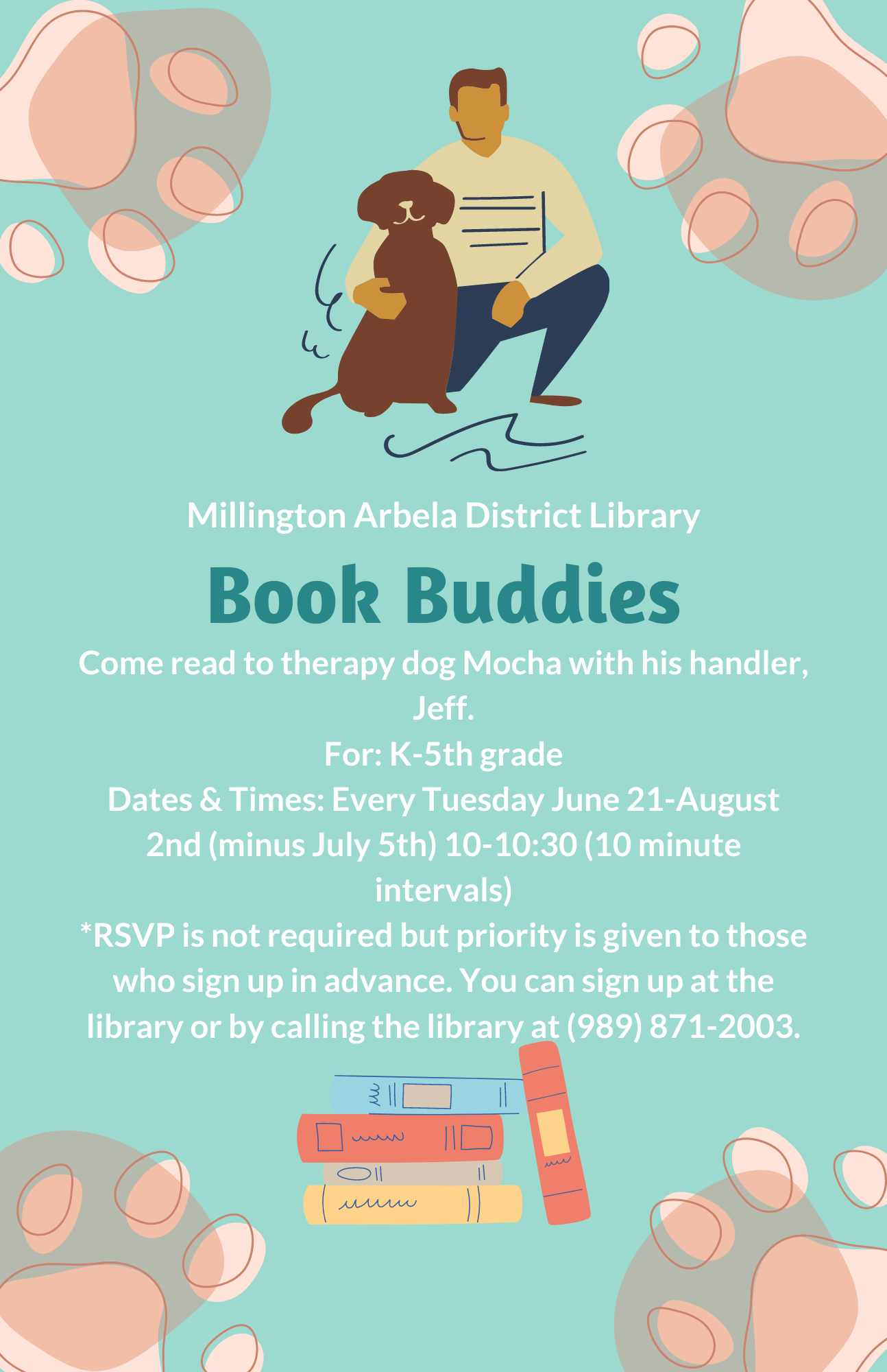 Sign Up for Book Buddies is Now Open! – Millington Arbela District Library