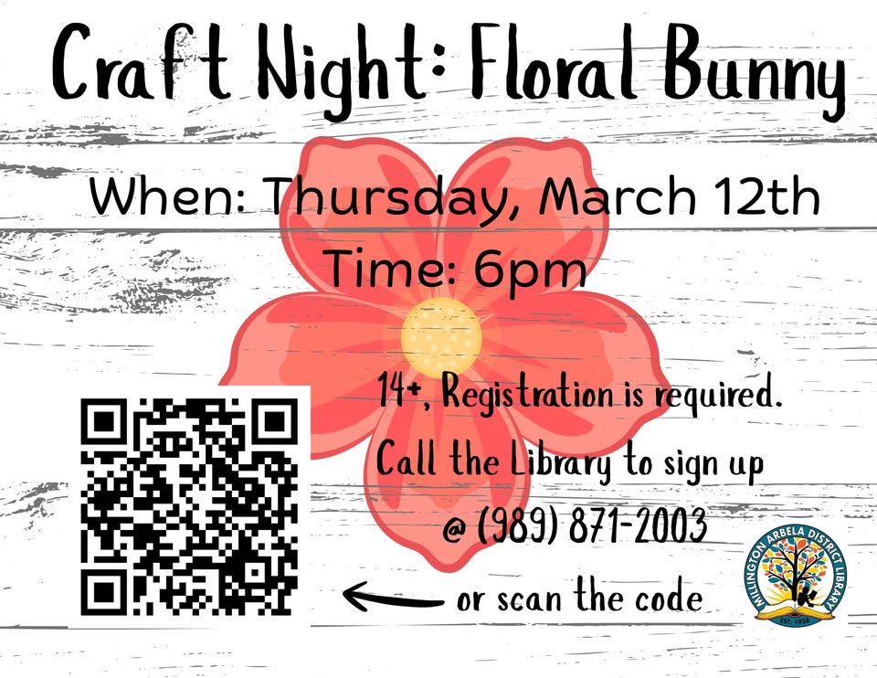 🌸🐰Craft Night: Floral Bunny 🐰🌸