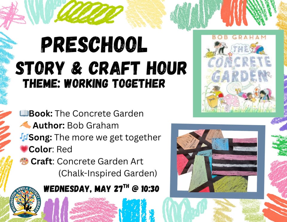 Preschool story and craft hour