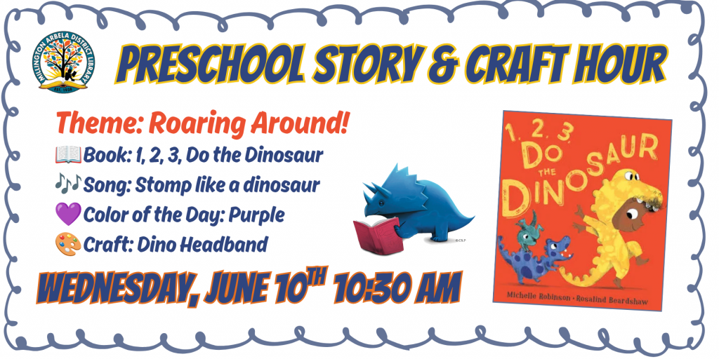 🦕 Preschool Story & Craft Hour