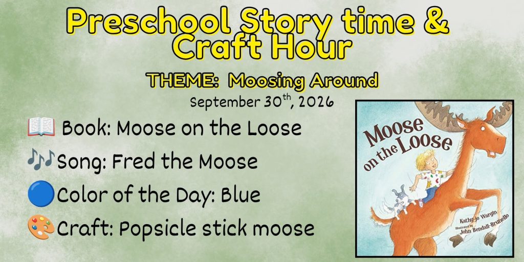 🫎Preschool Story & Craft Hour